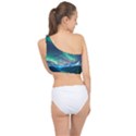 Aurora Borealis Spliced Up Bikini Top  View2