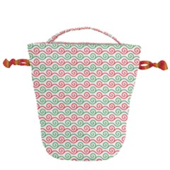 Mosaic Hexagon Honeycomb Drawstring Bucket Bag by Ndabl3x