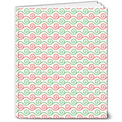 Mosaic Hexagon Honeycomb 8  X 10  Softcover Notebook by Ndabl3x