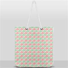 Background Pattern Leaves Texture Full Print Rope Handle Tote (large) by Ndabl3x