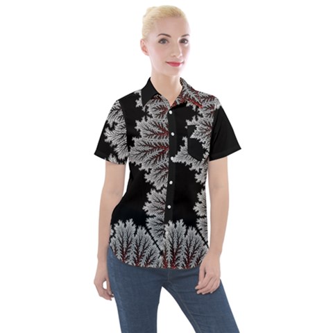 Astrology Surreal Surrealism Trippy Visual Art Women s Short Sleeve Pocket Shirt by Bedest