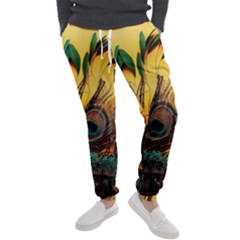 Sunset Illustration Water Night Sun Landscape Grass Clouds Painting Digital Art Drawing Men s Jogger Sweatpants by Cemarart