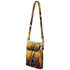 City Lights Sky Landmark Painting Multi Function Travel Bag by Cemarart