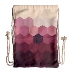 Love Amour Butterfly Colors Flowers Text Drawstring Bag (large) by Grandong