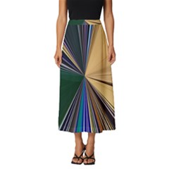 Seahorse Pattern Nature Sea Animal Classic Midi Chiffon Skirt by Cemarart