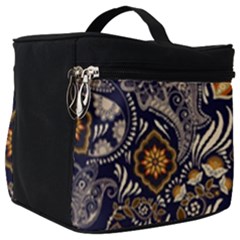 Paisley Texture, Floral Ornament Texture Make Up Travel Bag (big)