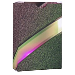 Flower Patterns Pattern Beige Green Playing Cards Single Design (rectangle) With Custom Box by Proyonanggan