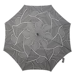 Authentic Aboriginal Art - Farm-lands3 Hook Handle Umbrellas (small) by hogartharts