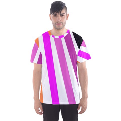 Colorful Multicolor Colorpop Flare Men s Sport Mesh T-shirt by Cemarart