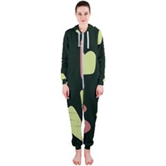 Elements Scribbles Wiggly Line Hooded Jumpsuit (ladies) by Cemarart