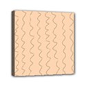 Lines Pattern Wiggly Minimal Print Mini Canvas 6  x 6  (Stretched) View1