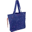 Texture Grunge Speckles Dots Drawstring Tote Bag View2