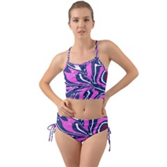 Texture Multicolour Grunge Mini Tank Bikini Set by Cemarart