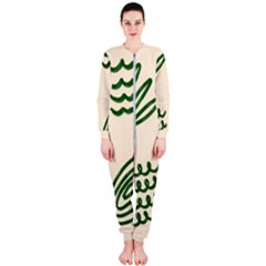 Elements Scribbles Wiggly Lines Onepiece Jumpsuit (ladies) by Cemarart