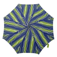 Texture Multicolour Gradient Grunge Hook Handle Umbrellas (large) by Cemarart
