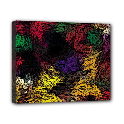 Abstract Painting Colorful Canvas 10  X 8  (stretched) by Cemarart