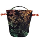 Fractal Patterns Gradient Colorful Drawstring Bucket Bag View2