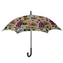 Retro Camera Pattern Graph Hook Handle Umbrellas (Medium) View3