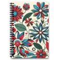 Flora Pattern Flower 5.5  x 8.5  Notebook View1