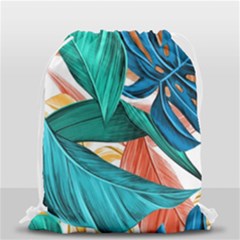 Leaves-3923413 Drawstring Bag (small) by lipli