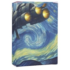 Spaceship Starry Night Van Gogh Painting Playing Cards Single Design (rectangle) With Custom Box by Maspions
