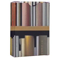 Book Nook Books Bookshelves Comfortable Cozy Literature Library Study Reading Reader Reading Nook Ro Playing Cards Single Design (rectangle) With Custom Box by Maspions