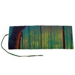 Nature Swamp Water Sunset Spooky Night Reflections Bayou Lake Roll Up Canvas Pencil Holder (s) by Grandong