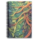 Outdoors Night Setting Scene Forest Woods Light Moonlight Nature Wilderness Leaves Branches Abstract 5.5  x 8.5  Notebook View1