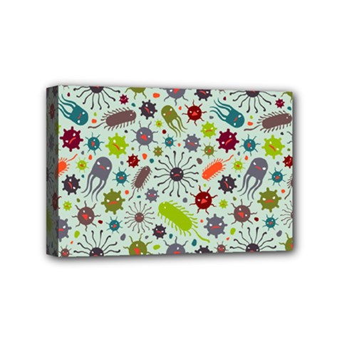 Seamless Pattern With Viruses Mini Canvas 6  X 4  (stretched) by Apen