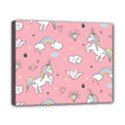 Cute Unicorn Seamless Pattern Canvas 10  x 8  (Stretched) View1