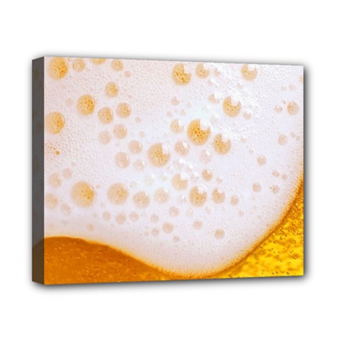 Beer Foam Texture Macro Liquid Bubble Canvas 10  X 8  (stretched) by Cemarart