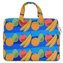 Fruit Texture Wave Fruits Macbook Pro 16  Double Pocket Laptop Bag  by Askadina