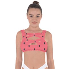 Watermelon Melon Fruit Healthy Food Meal Breakfast Lunch Juice Lemonade Summer Bandaged Up Bikini Top by Maspions
