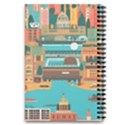 City Painting Town Urban Artwork 5.5  x 8.5  Notebook View2