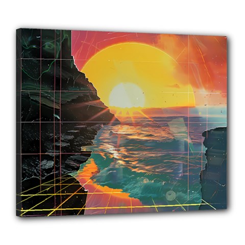 Pretty Art Nice Canvas 24  X 20  (stretched) by Maspions