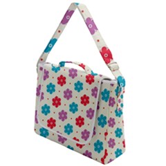 Abstract Art Pattern Colorful Artistic Flower Nature Spring Box Up Messenger Bag by Bedest