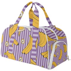 Pattern Bananas Fruit Tropical Seamless Texture Graphics Burner Gym Duffel Bag by Bedest