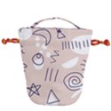 Abstract Leaf Nature Natural Beautiful Summer Pattern Drawstring Bucket Bag View1