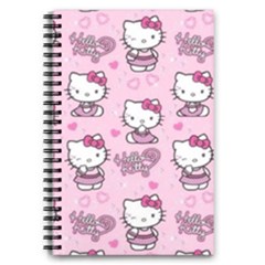 Cute Hello Kitty Collage, Cute Hello Kitty 5 5  X 8 5  Notebook by nateshop