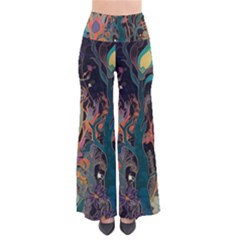 Trees Forest Mystical Forest Nature Junk Journal Landscape So Vintage Palazzo Pants by Maspions
