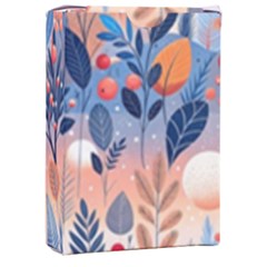 Seasons Foliage Branches Berries Seamless Background Texture Nature Playing Cards Single Design (rectangle) With Custom Box by Maspions