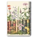 Books Flowers Book Flower Flora Floral 5.5  x 8.5  Notebook View2