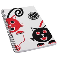 Cat Little Ball Animal 5 5  X 8 5  Notebook by Maspions