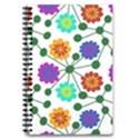 Bloom Plant Flowering Pattern 5.5  x 8.5  Notebook View1