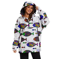 Fish Abstract Colorful Women s Ski And Snowboard Waterproof Breathable Jacket by Maspions