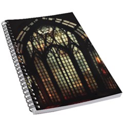 Stained Glass Window Gothic 5 5  X 8 5  Notebook by Maspions