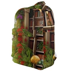 Room Interior Library Books Bookshelves Reading Literature Study Fiction Old Manor Book Nook Reading Classic Backpack by Posterlux