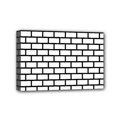 Bricks Wall Pattern Seamless Mini Canvas 6  X 4  (stretched) by Maspions