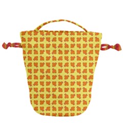 Pattern Shorts Watermelon Design Drawstring Bucket Bag by Maspions