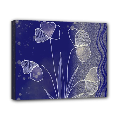 Flower Nature Abstract Art Canvas 10  X 8  (stretched) by Maspions